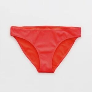 Aerie Shine Pique Full Coverage Bikini Bottom